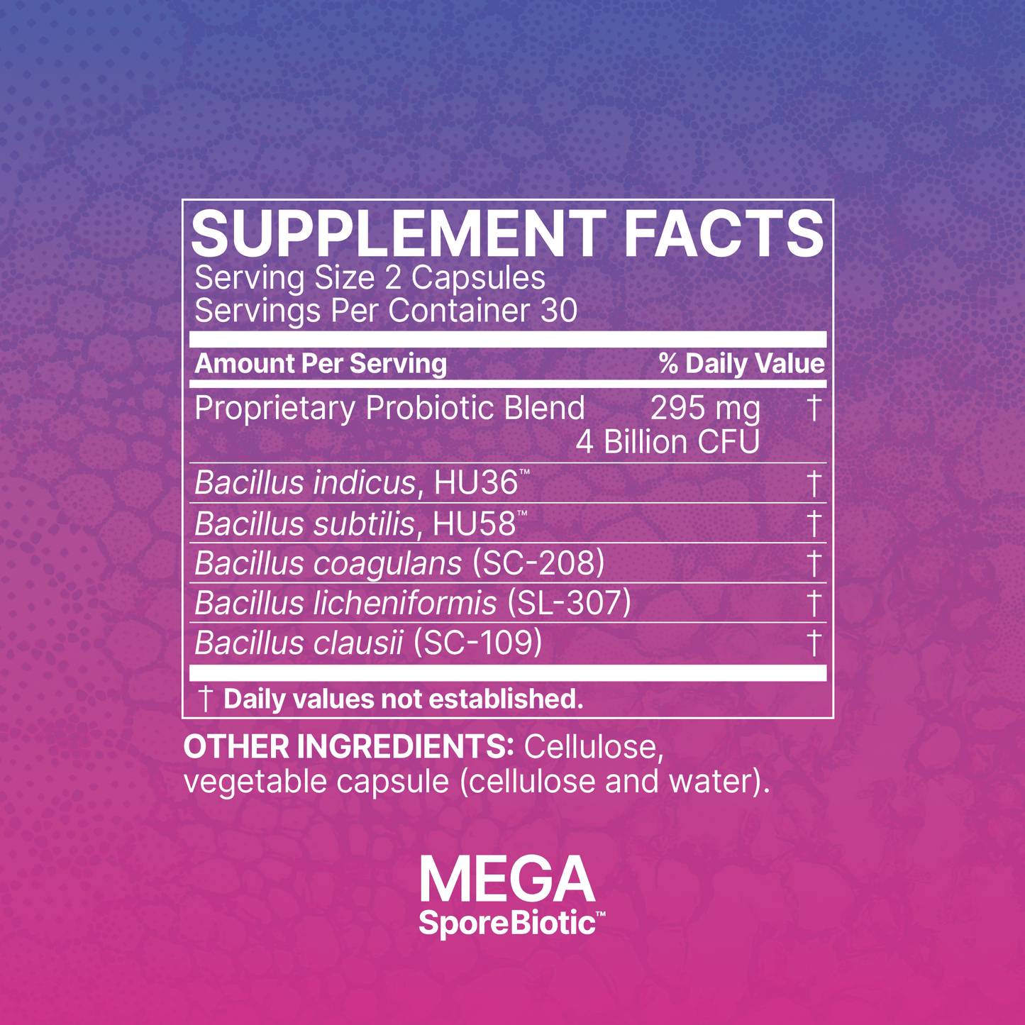 MegaSpore Biotic - 60 Capsules