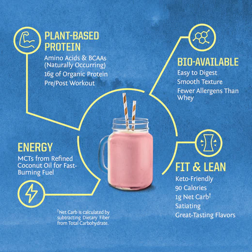 Warrior Blend Organic Plant Based Protein - Berry 750G