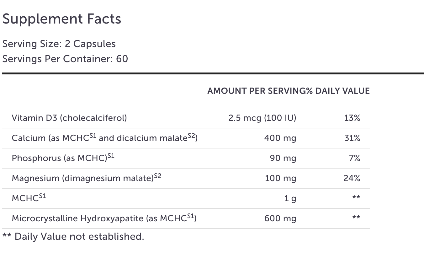 NourishU - Calcium - 120 capsules