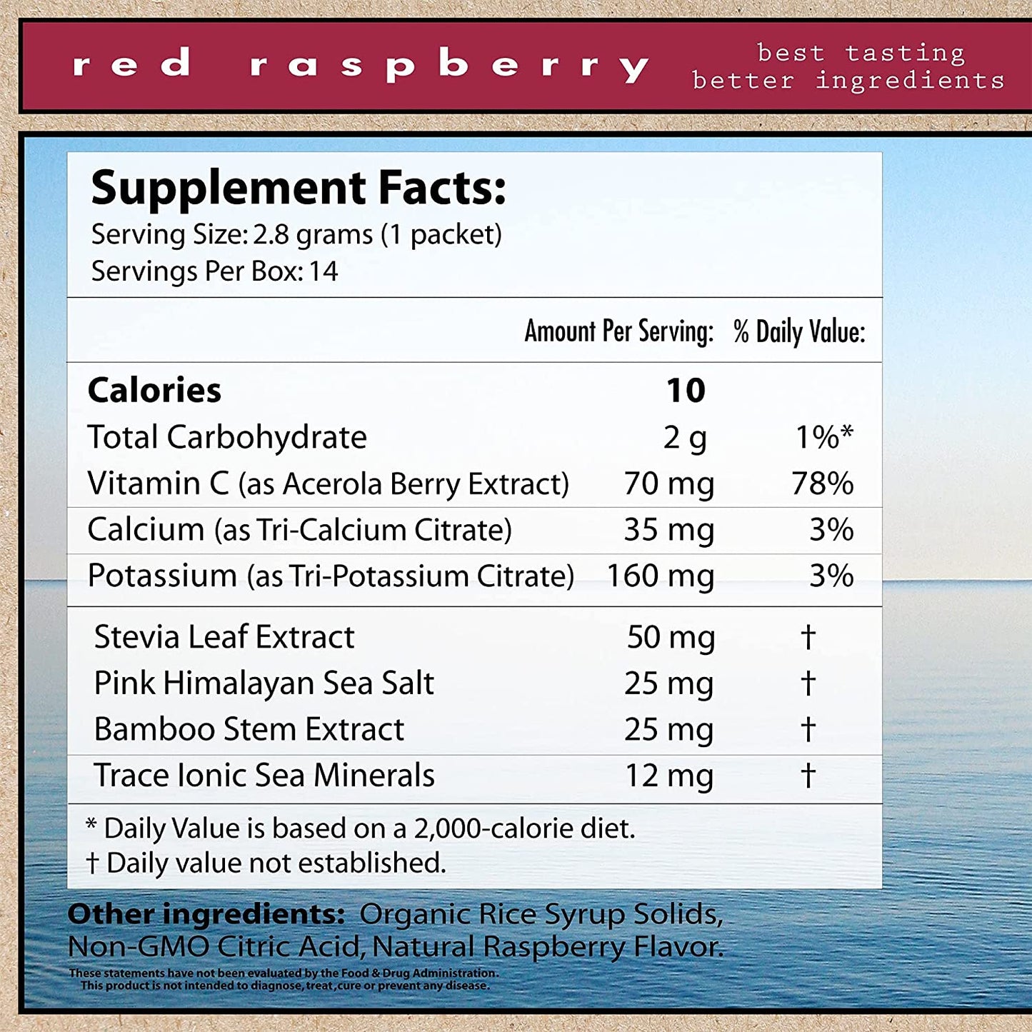 Superieur Electrolytes - Red Raspberry, Various Sizes
