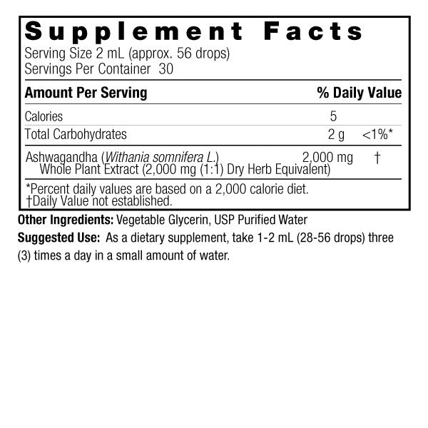 Nature's Answer Ashwagandha (1oz)