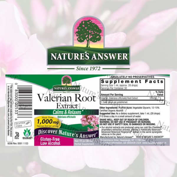 Nature's Answer Valerian (1oz)