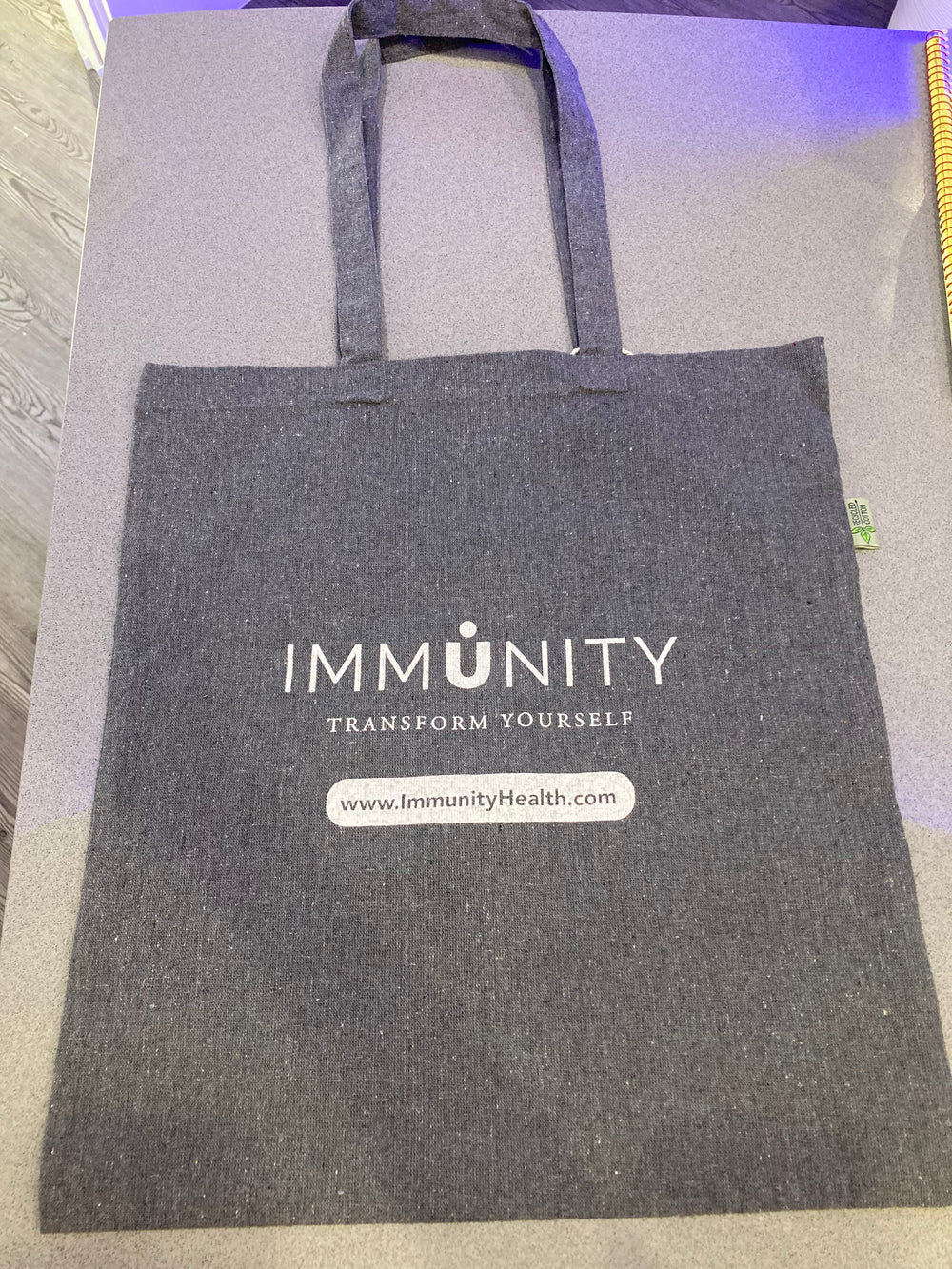 Immunity Grey Logo Bag