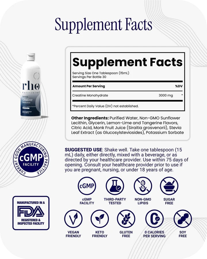 
                  
                    RHO Liposomal Creatine Monhydrate
                  
                