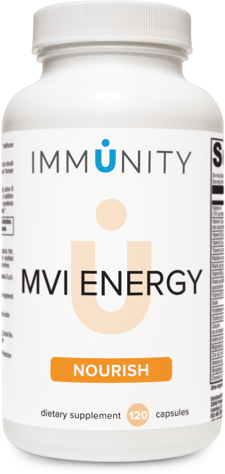 Nourish U - MVI Energy - 120 Capsules