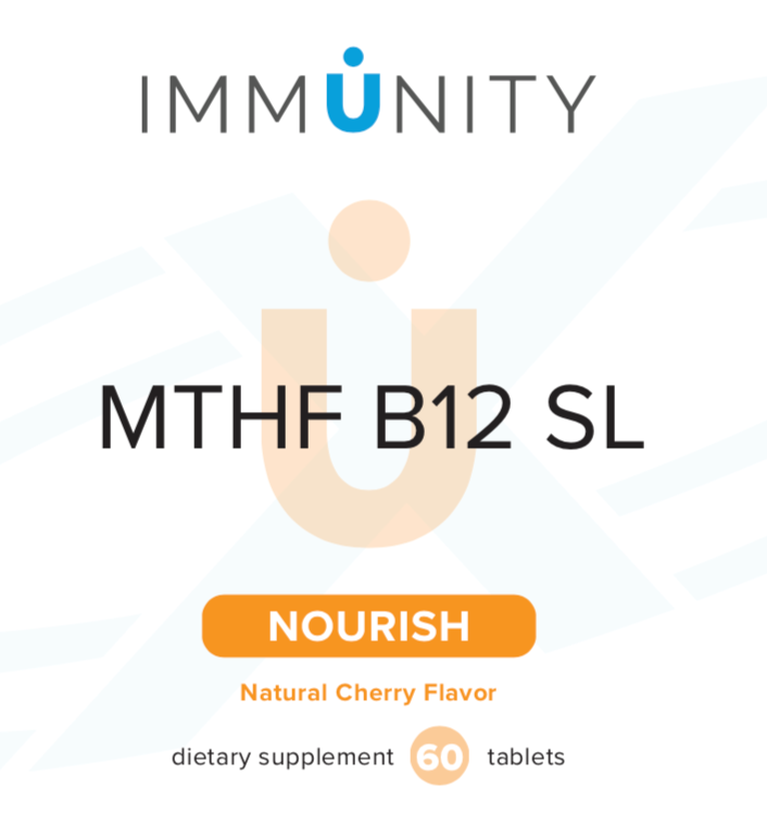 NourishU - MTHF B12 SL - 60 Tablets